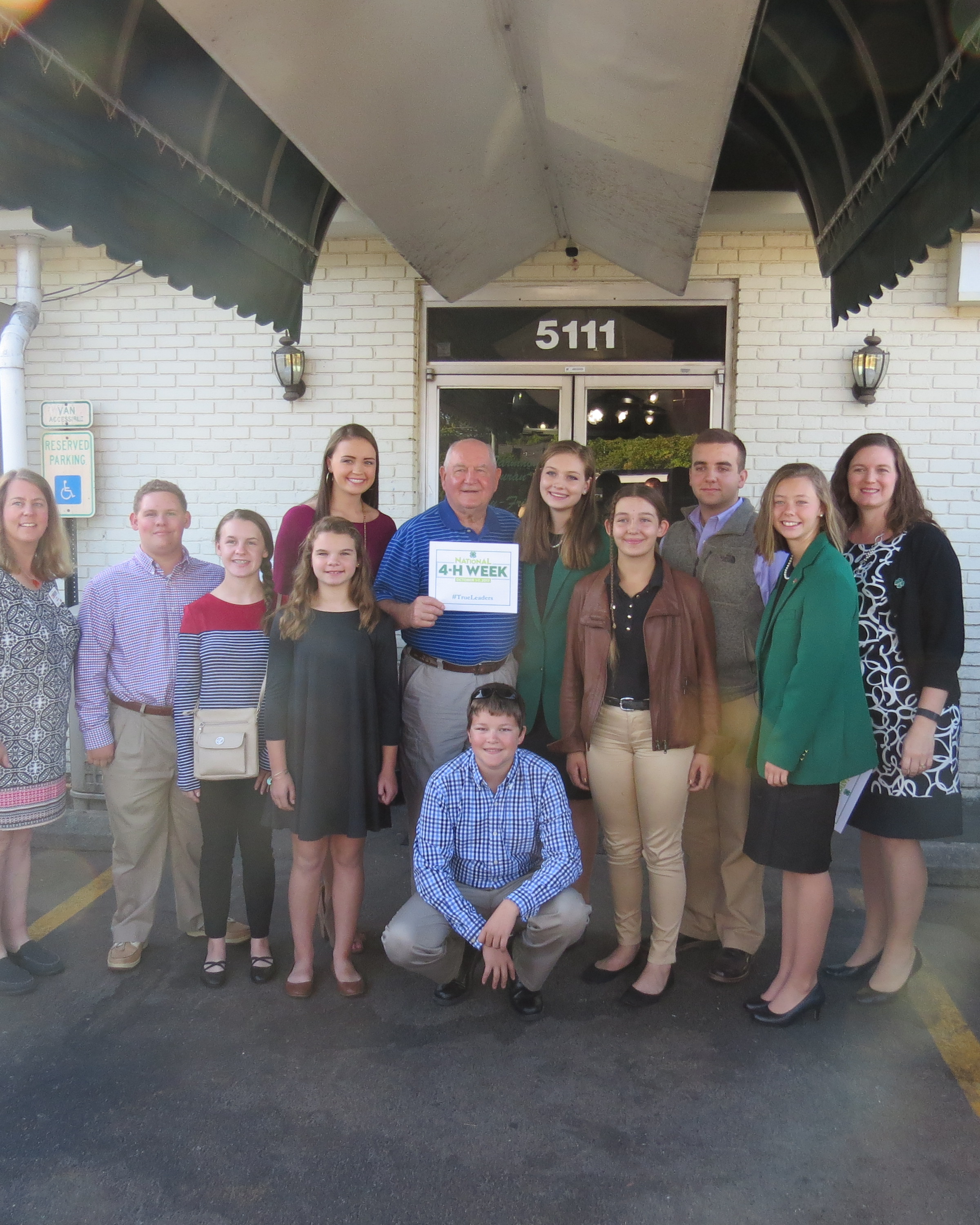 National 4-H Week participants