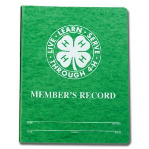 4-H record book