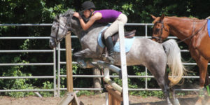 horseback riding at millstone 4-H camp