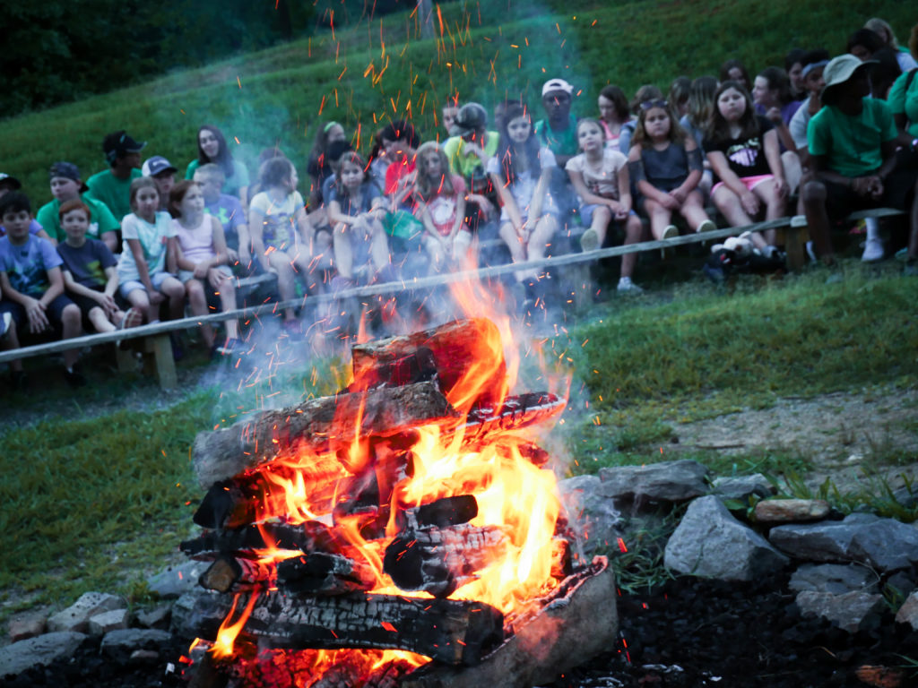 Campfire at Betsy-Jeff Penn 4-H Educational Center