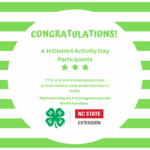 Congratulations 4-H'ers!