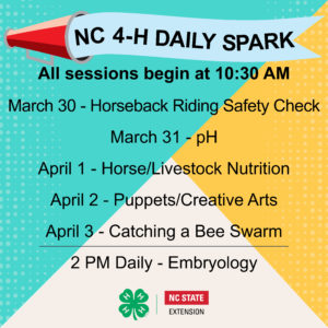 NC 4-H Daily Spark Week 2