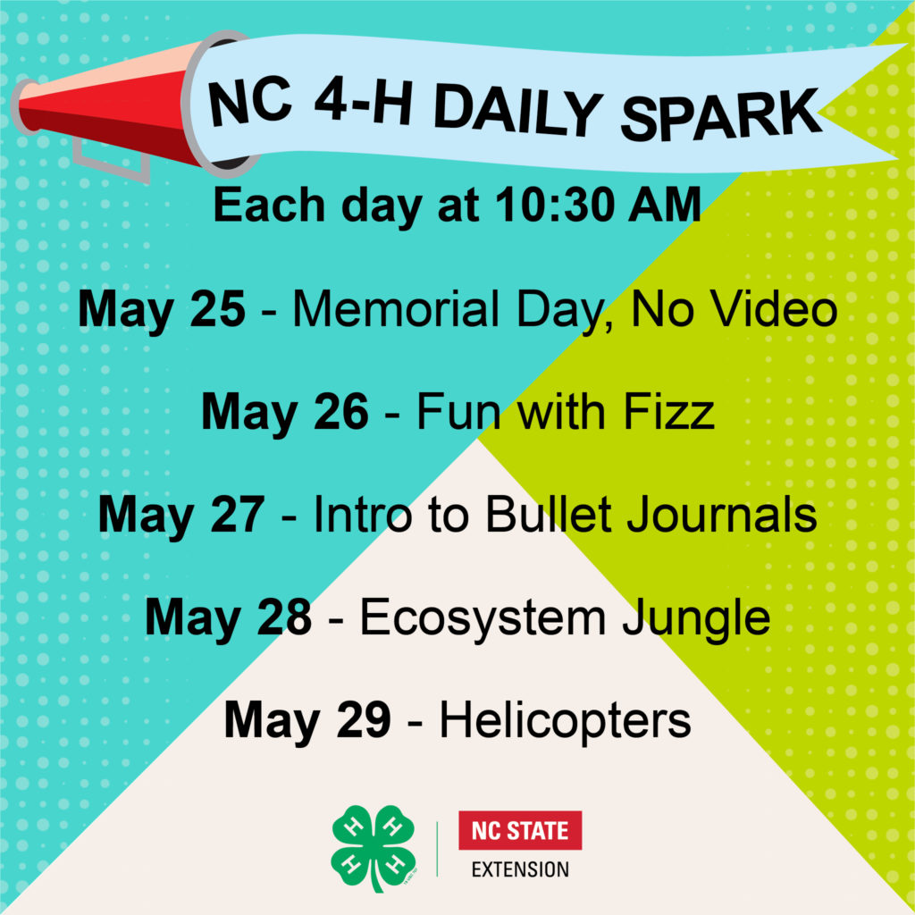 NC 4-H Daily SPARK Week 10