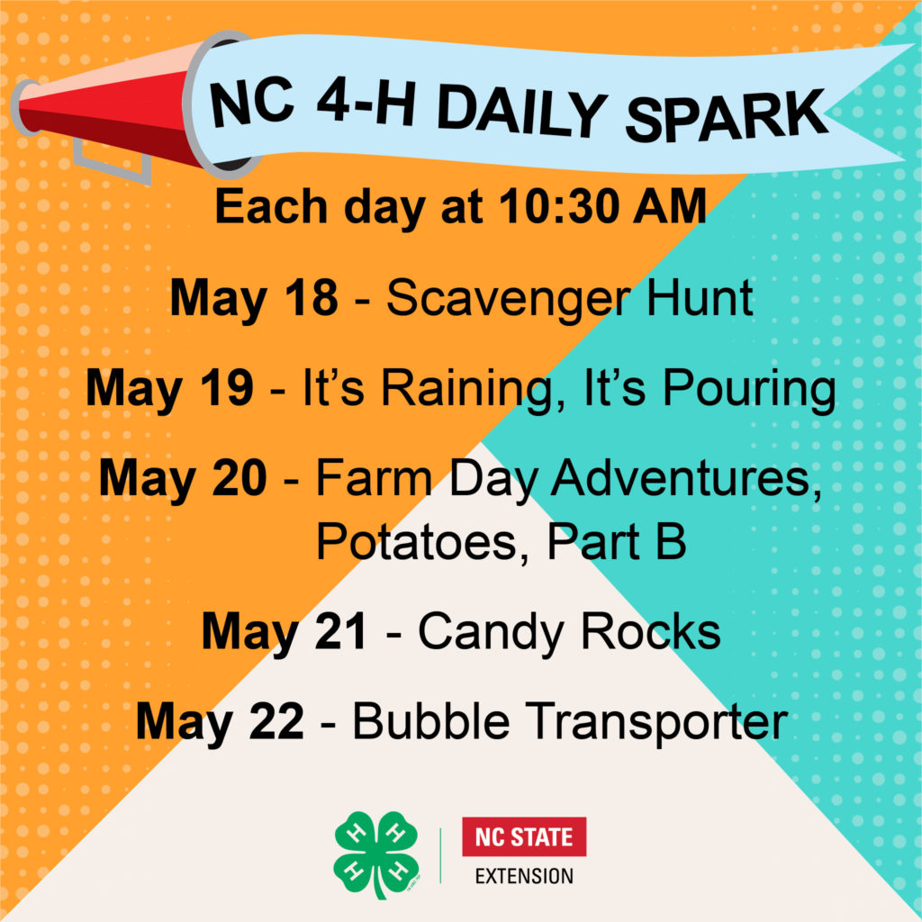NC 4-H Daily SPARK: Week 9