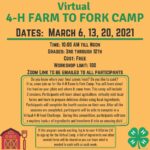 4-H Farm to Fork Camp