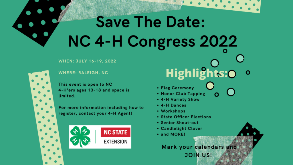 4-H Congress Flyer