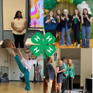 Collection of images with the 4-H logo superimposed.