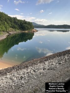 Sky's Reflection in Lake Water