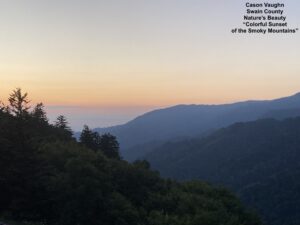 Smokey Mountain Colorful Sunset