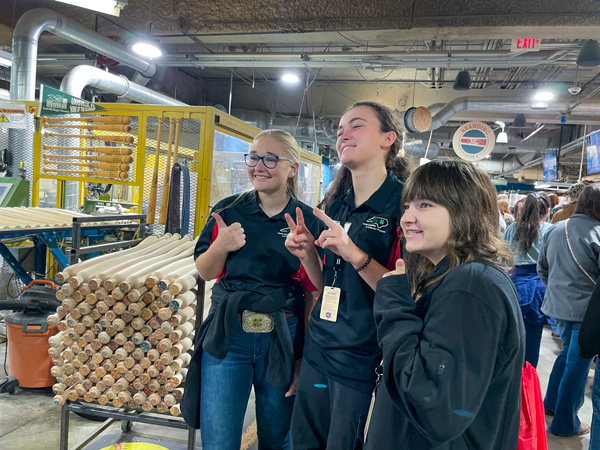 Bat factory - group listening to tour